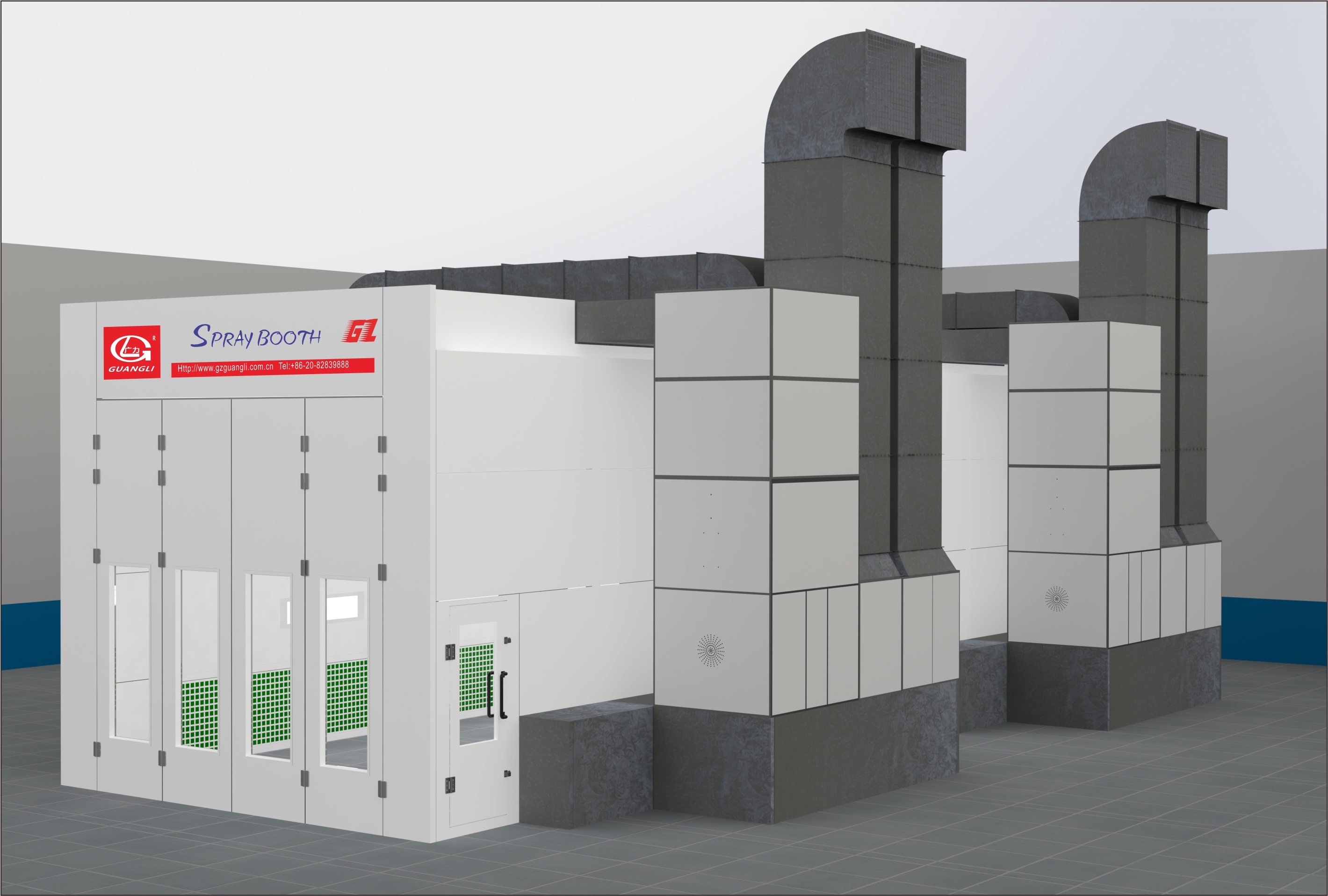 Bus Spray Booth